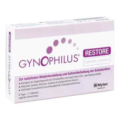 Gynophilus restore Vaginaltabletten 2 stk von Viatris Healthcare GmbH PZN 14190300