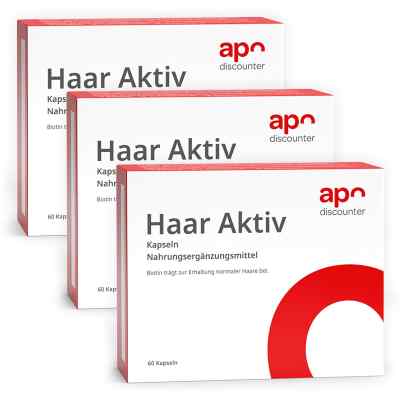 Haar Aktiv Kapseln von apodiscounter 3x 60 stk von apo.com Group GmbH PZN 08101851
