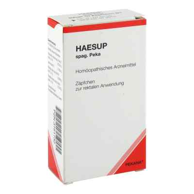 Haesup spag. Peka Suppositorien 10 stk von PEKANA Naturheilmittel GmbH PZN 03161732