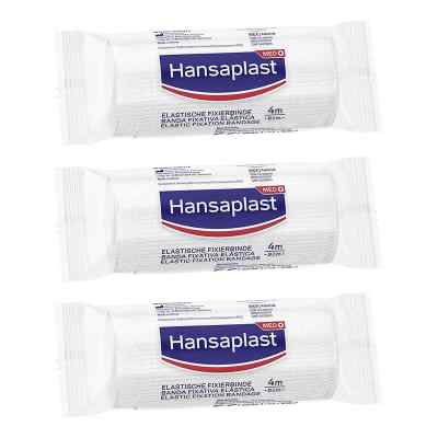 Hansaplast Elastische Fixierbinde gekreppt 8 cm x 4 m 3x1 stk von Beiersdorf AG PZN 08104842