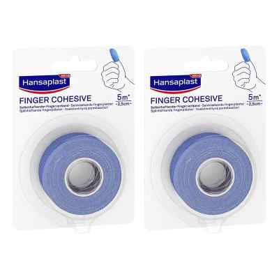 Hansaplast Fingerverb.selbsthaft.2,5 Cmx5 M Blau 2x1 stk von Beiersdorf AG PZN 08104843