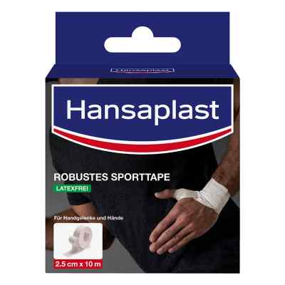 Hansaplast Robustes Sporttape 2,5 cm x 10m Weiß 1 stk von Beiersdorf AG PZN 18190797