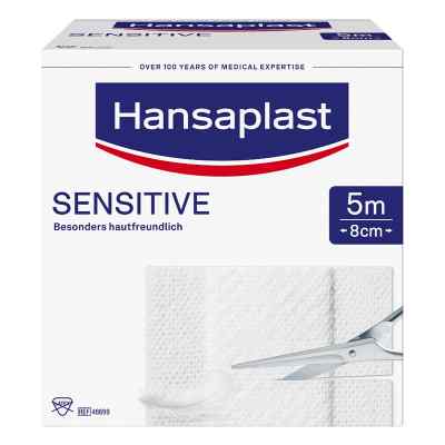 Hansaplast Sensitive Pflaster 8 cm x 5 m Rolle 1 stk von Beiersdorf AG PZN 13576687