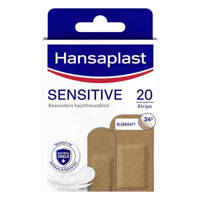 Hansaplast Sensitive Pflasterstrips Hautton Medium 20 stk von Beiersdorf AG PZN 17441984