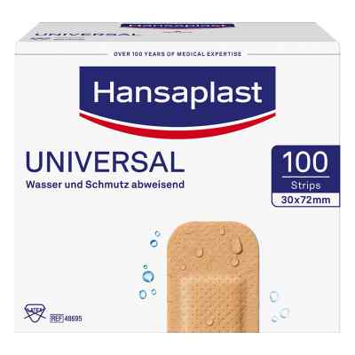 Hansaplast Universal Strips waterres.30x72mm 100 stk von Beiersdorf AG PZN 01215263