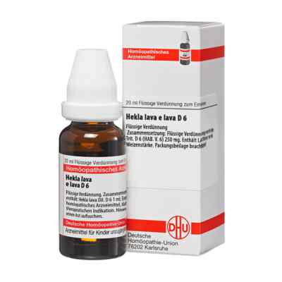 Hekla lava e lava D6 Dilution 20 ml von DHU-Arzneimittel GmbH & Co. KG PZN 11111599