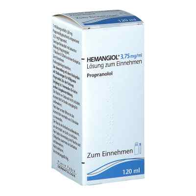 Hemangiol 3,75 mg/ml Lösung zum Einnehmen 120 ml von PIERRE FABRE DERMO KOSMETIK GmbH PZN 10333889