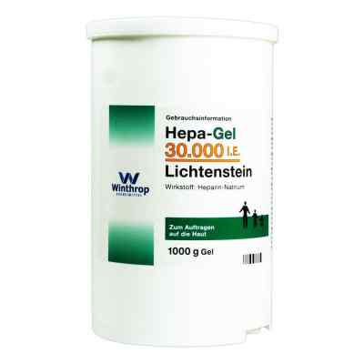 Hepa-Gel 30000 internationale Einheiten Lichtenstein 1000 g von Zentiva Pharma GmbH PZN 04345279