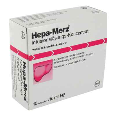 Hepa Merz Infusionskonz. Ampullen 10X10 ml von Merz Therapeutics GmbH PZN 01308303