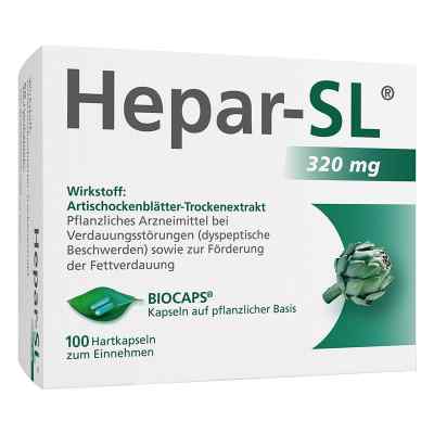 Hepar Sl 320 mg Hartkapseln 100 stk von MCM KLOSTERFRAU Vertr. GmbH PZN 09530449