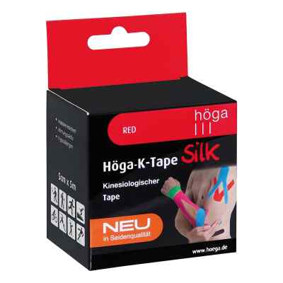 Höga-k-tape Silk 5 cmx5 m red kinesiolog.Tape 1 stk von HöGA-PHARM G.Höcherl PZN 14136223