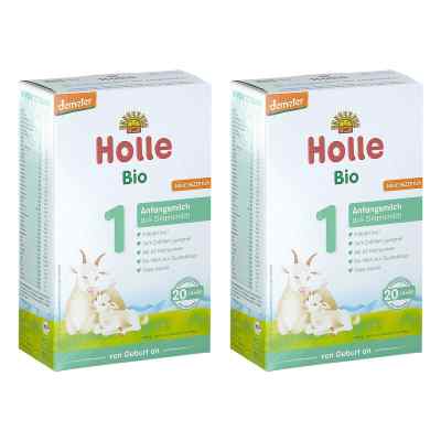 Holle Bio Anfangsmilch 1 auf Ziegenmilchbasis Pulver 2x400 g von Holle baby food AG PZN 08105882