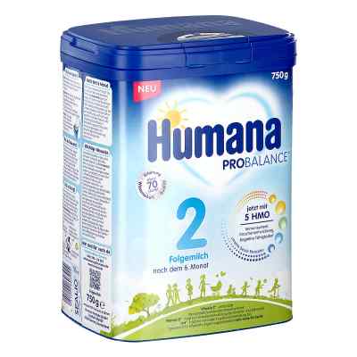 Humana Probalance Folgemilch 2 M.5hmo Pulver 750 g von Humana Vertriebs GmbH PZN 19626392