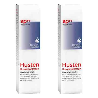 Husten Brausetabletten von apodiscounter  2x20 stk von C. Hedenkamp GmbH & Co. KG PZN 08104198