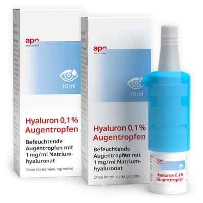 Hyaluron 0,1 % Augentropfen von apodiscounter 2x10 ml von OPTIMA Pharmazeutische GmbH PZN 08102904