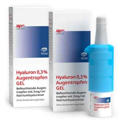 Hyaluron 0,3 % Augentropfen GEL von apodiscounter 2x10 ml von  PZN 08103918