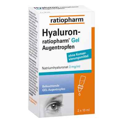 Hyaluron ratiopharm Gel Augentropfen 2X10 ml von ratiopharm GmbH PZN 16878437