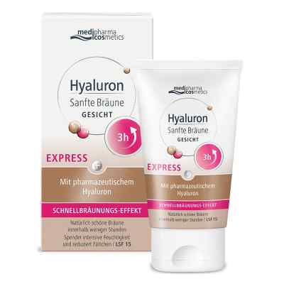 Hyaluron Sanfte Bräune Express Gesicht Creme 30 ml von Dr. Theiss Naturwaren GmbH PZN 17542490