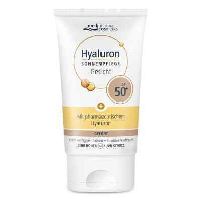 Hyaluron Sonnenpflege Gesicht Lsf 50+ getönt 50 ml von Dr. Theiss Naturwaren GmbH PZN 13926213
