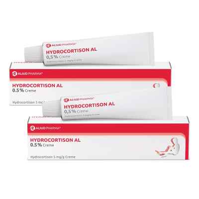 Hydrocortison AL 0,5 % Creme bei allergischen Hauterkrankungen 2x30 g von ALIUD Pharma GmbH PZN 08104457