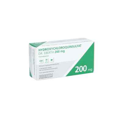 Hydroxychloroquinsulfat Doktor eberth 200 mg Filmtabletten 30 stk von Dr. Friedrich Eberth Arzneimittel GmbH PZN 13747232