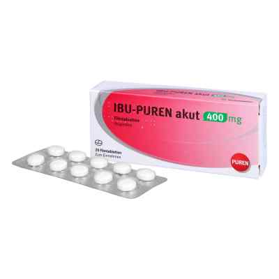 Ibu-puren Akut 400 Mg Filmtabletten 20 stk von PUREN Pharma GmbH & Co. KG PZN 15877973