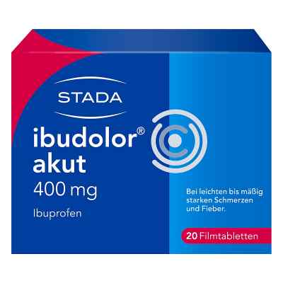 Ibudolor akut 400mg Ibuprofen Filmtabletten 20 stk von STADA Consumer Health Deutschlan PZN 09091257