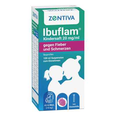 Ibuflam® Kindersaft 20 mg/ml gegen Fieber & Schmerzen mit Ibupro