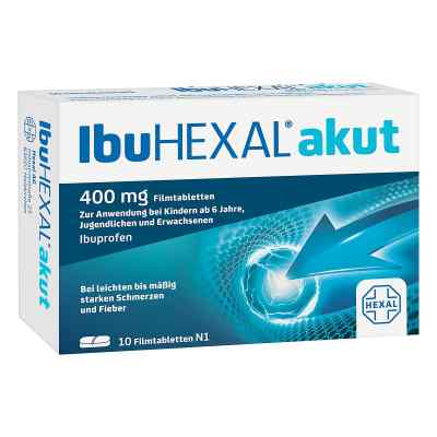 IbuHEXAL® akut 400 mg Filmtabletten 10 stk von Hexal AG PZN 00068966