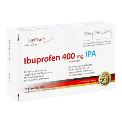 Ibuprofen 400mg 20 stk von Interpharm GmbH PZN 11380098
