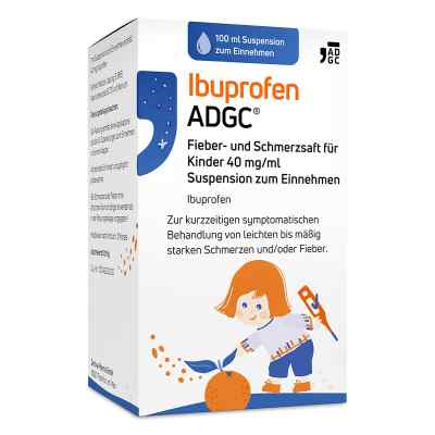 Ibuprofen ADGC Fieber und Schmerzsaft für Kinder 40mg/ml