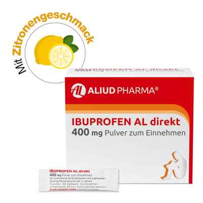 Ibuprofen AL direkt 400 mg Pulver bei Fieber und Schmerzen 20 stk von ALIUD Pharma GmbH PZN 15460724