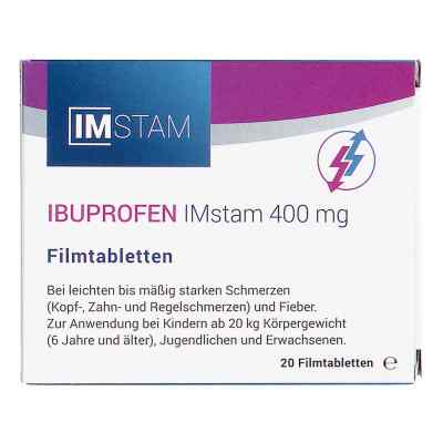Ibuprofen Imstam 400 Mg Filmtabletten 20 stk von IMstam healthcare GmbH PZN 18853789