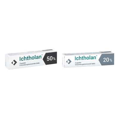 Ichtholan Zugsalbe 50% + Zugsalbe 20% 25+15 g von Ichthyol-Gesellschaft Cordes Hermanni & Co. (GmbH  PZN 08107762