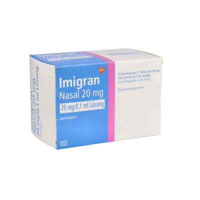 Imigran Nasal 20mg 6 stk von GlaxoSmithKline GmbH & Co. KG PZN 08602425