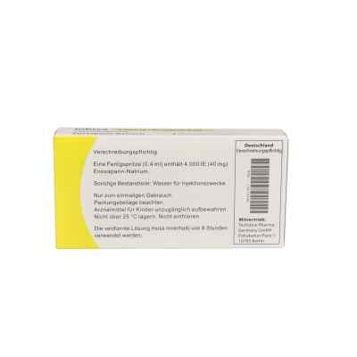 Inhixa 4.000 I.e. 40 mg/0,4 ml iniecto lsg.i.e.f.-spr. 2 stk von Techdow Pharma Germany GmbH PZN 13415406