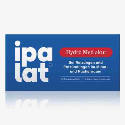 Ipalat® Hydro Med Akut Lutschpastillen 32 stk von Dr. Pfleger Arzneimittel GmbH PZN 18028298