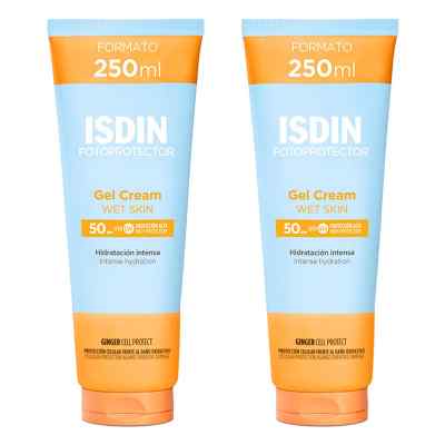 ISDIN Fotoprotector Gel Cream LSF 50 2x250 ml von ISDIN GmbH PZN 08106458