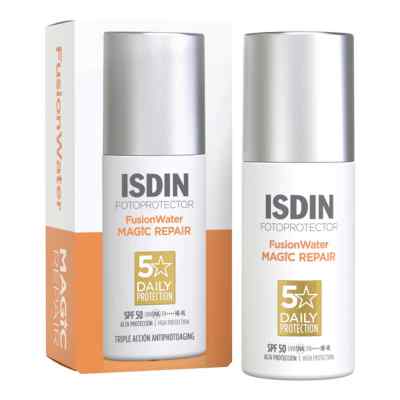 ISDIN FusionWater Repair Anti-Age Sonnencreme Gesicht LSF 50 50 ml von ISDIN GmbH PZN 18874490