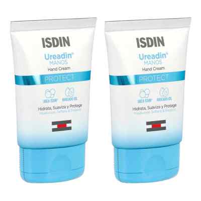 ISDIN Isdin Ureadin Handcreme Manos Protect 2x50 ml von ISDIN GmbH PZN 08106215