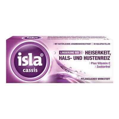 isla cassis Halspastillen bei Halskratzen und Reizhusten  30 stk von Engelhard Arzneimittel GmbH & Co.KG PZN 03396814