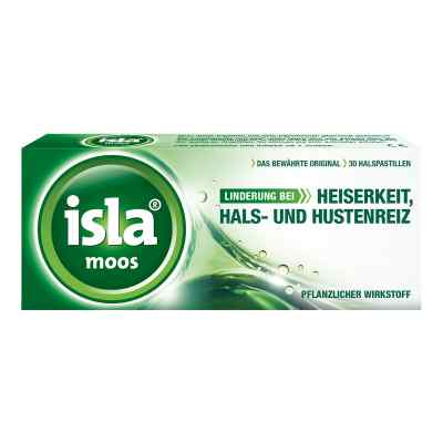 isla moos Halspastillen bei Halskratzen und Reizhusten  30 stk von Engelhard Arzneimittel GmbH & Co.KG PZN 03227081