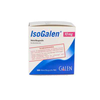 Isogalen 10 mg Weichkapseln 100 stk von GALENpharma GmbH PZN 03510084