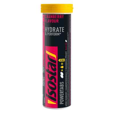 Isostar Powertabs Fast Hydration Cranberry Brausetabletten  120 g von Layenberger Nutrition Group GmbH PZN 19639762