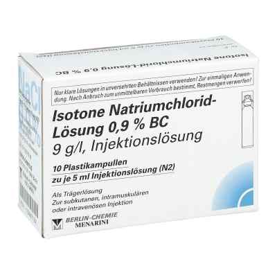 Isotone Nacl Lösung 0,9% Bc Plastik amp.inj.-lsg. 10X5 ml von BERLIN-CHEMIE AG PZN 10407122