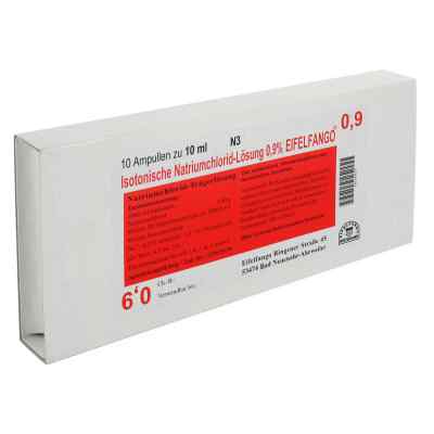 Isotonische Nacl Lösung 0,9% Eifelfango iniecto -lsg. 10X10 ml von EIFELFANGO GmbH & Co. KG PZN 00874727