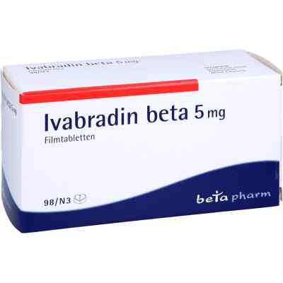 Ivabradin beta 5 mg Filmtabletten 98 stk von betapharm Arzneimittel GmbH PZN 05378022