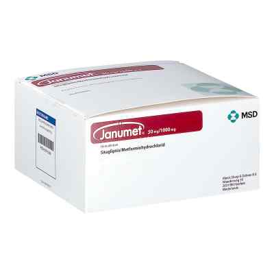 Janumet 50mg/1000mg 196 stk von MSD Sharp & Dohme GmbH PZN 03716288
