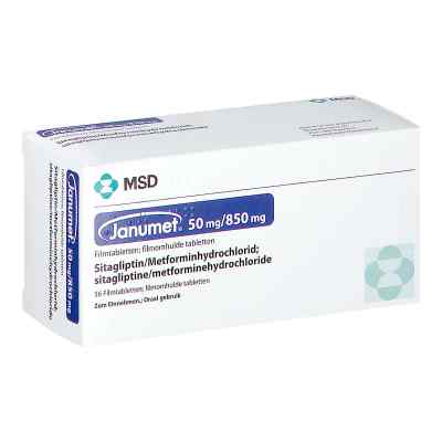Janumet 50mg/850mg 56 stk von MSD Sharp & Dohme GmbH PZN 03715656