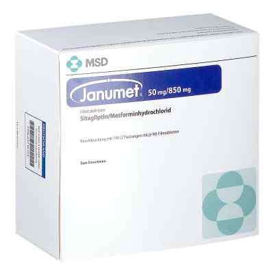 Janumet 50mg/850mg 196 stk von MSD Sharp & Dohme GmbH PZN 03716124
